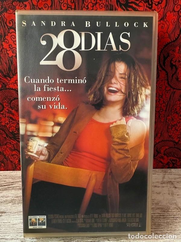 Cine: 28 D&iacute;as (VHS) - Sandra Bullock - Columbia Tristar Original