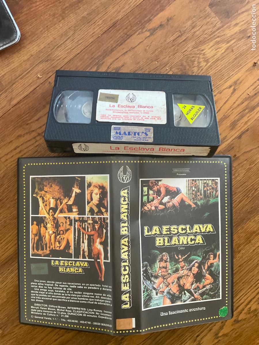 Cine: LA ESCLAVA BLANCA - JES&Uacute;S / JESS FRANCO - VHS- DIFICIL&Iacute;SIMA!!!