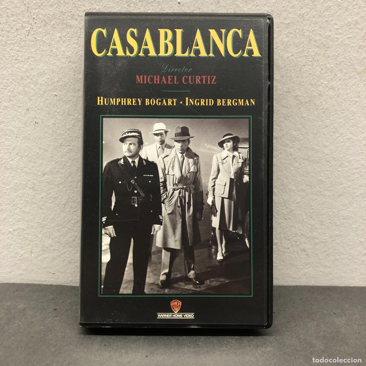 Cine: CASABLANCA - MICHAEL CURTIZ - HUMPHEREY BOGART - VHS - PEL&Iacute;CULA - CINE / 1422