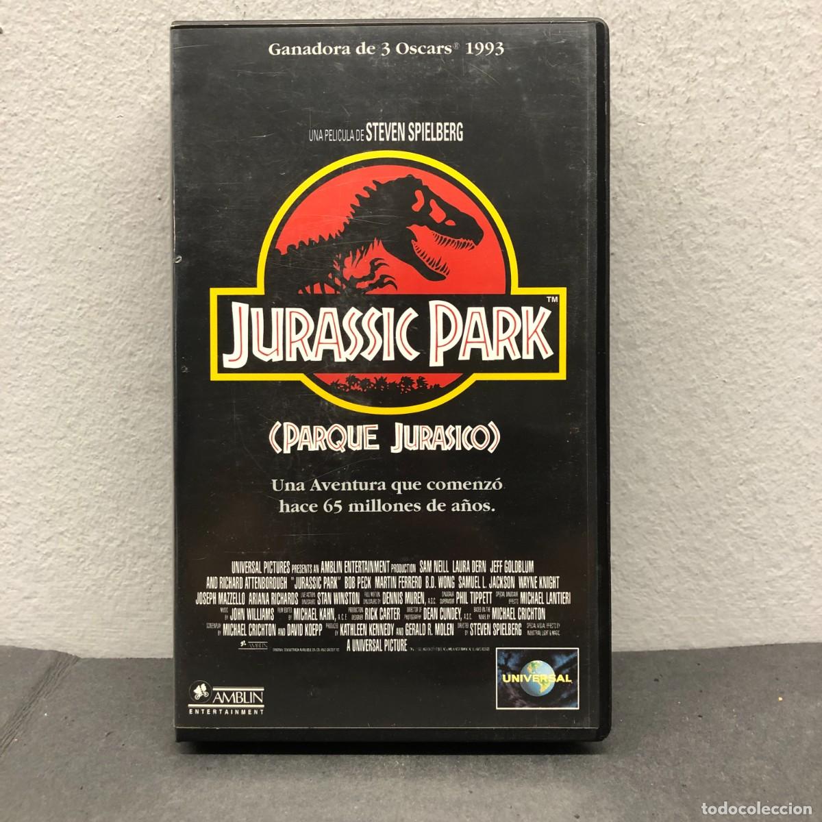 Cine: JURASSIC PARK - STEVEN SPIELBERG - PARQUE JURASICO - VHS - PEL&Iacute;CULA - CINE / 1426