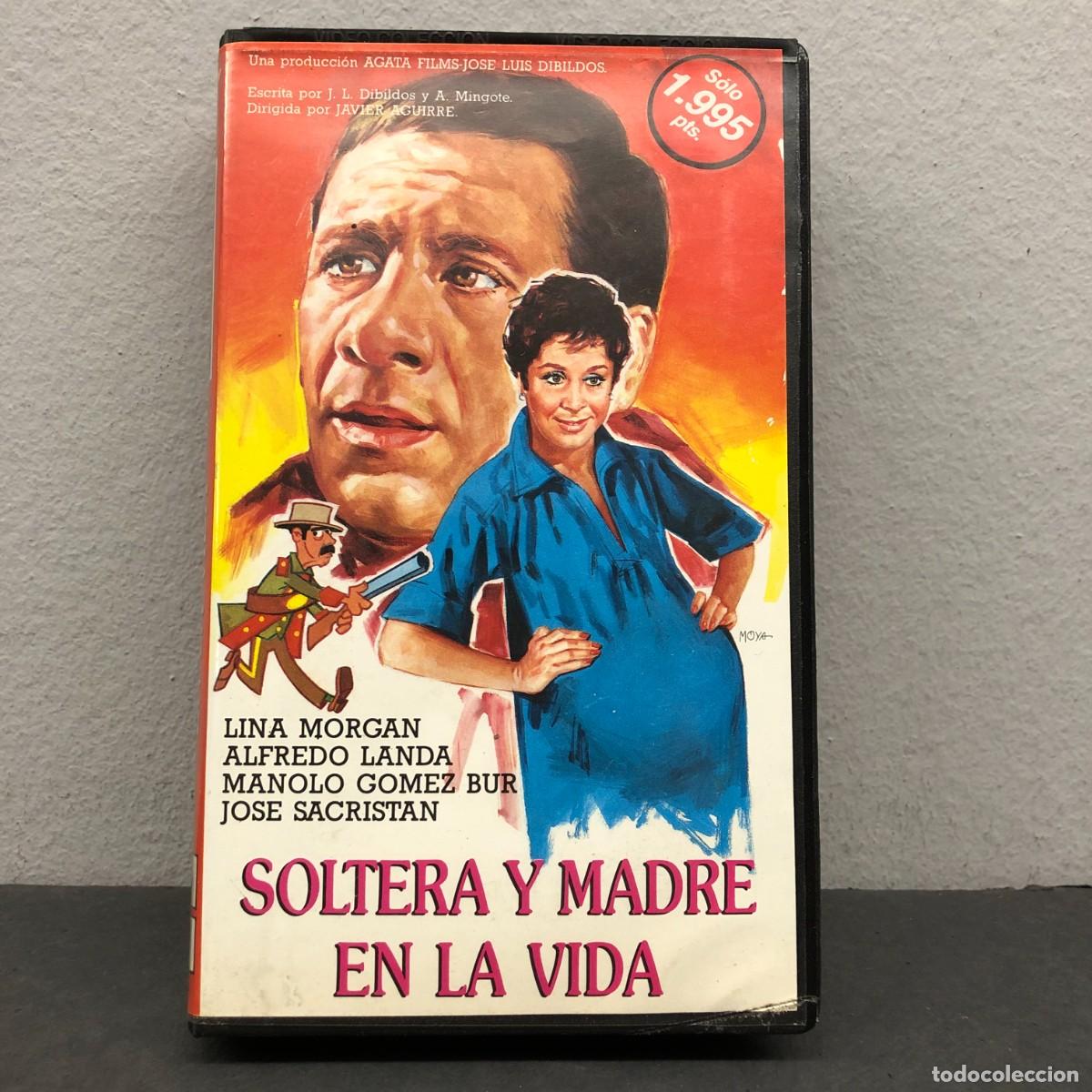 Cine: SOLTERA Y MADRE EN LA VIDA - LINA MORGAN - ALFREDO LANDA - VHS - PEL&Iacute;CULA - CINE / 1434