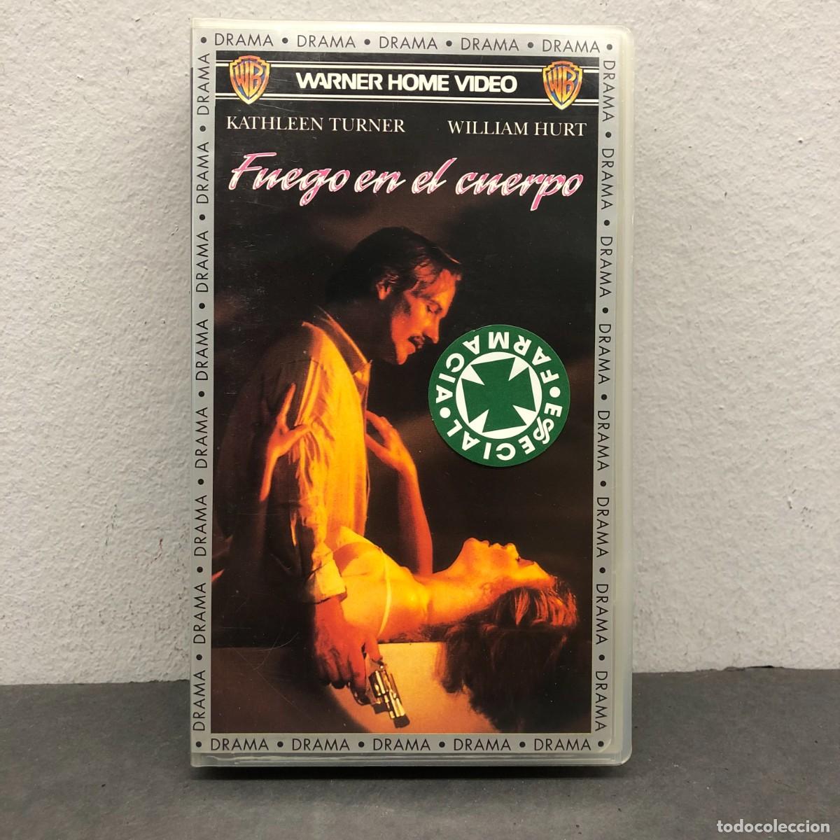 Cine: FUEGO EN EL CUERPO - KATHLEEN TURNER - WILLIAM HURT - VHS - PEL&Iacute;CULA - CINE / 1436
