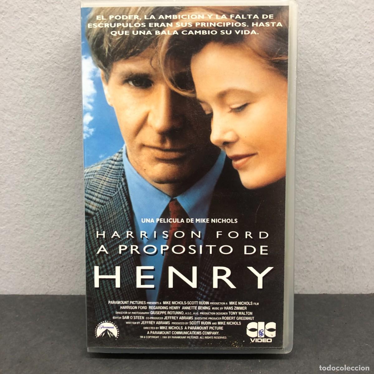 Cine: A PROPOSITO DE HENRY - HARRISON FORD - VHS - PEL&Iacute;CULA - CINE / 1438