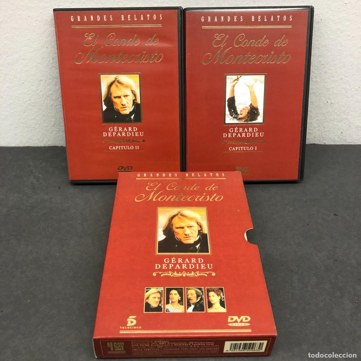 Cine: EL CONDE DE MONTECRISTO - G&Eacute;RARD DEPARDIEU - GRANDES RELATOS - DVD - PEL&Iacute;CULA - CINE / 1445