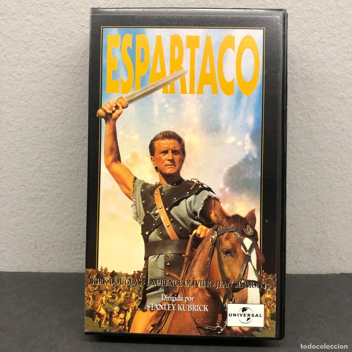 Cine: ESPARTACO - KIRK DOUGLAS, LAURENCE OLIVIER, JEAN SIMMONS - KUBRICK - VHS - PEL&Iacute;CULA - CINE / 1461