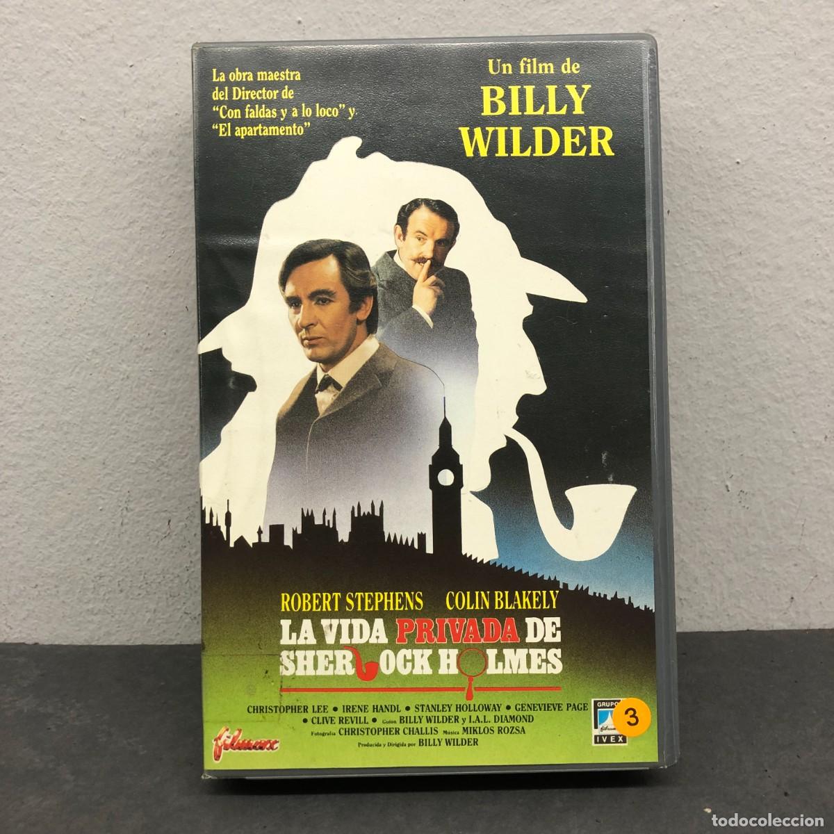 Cine: LA VIDA PRIVADA DE SHERLOCK HOLMES - BILLY WILDER - ROBERT STEPHENS - VHS - PEL&Iacute;CULA - CINE / 1470
