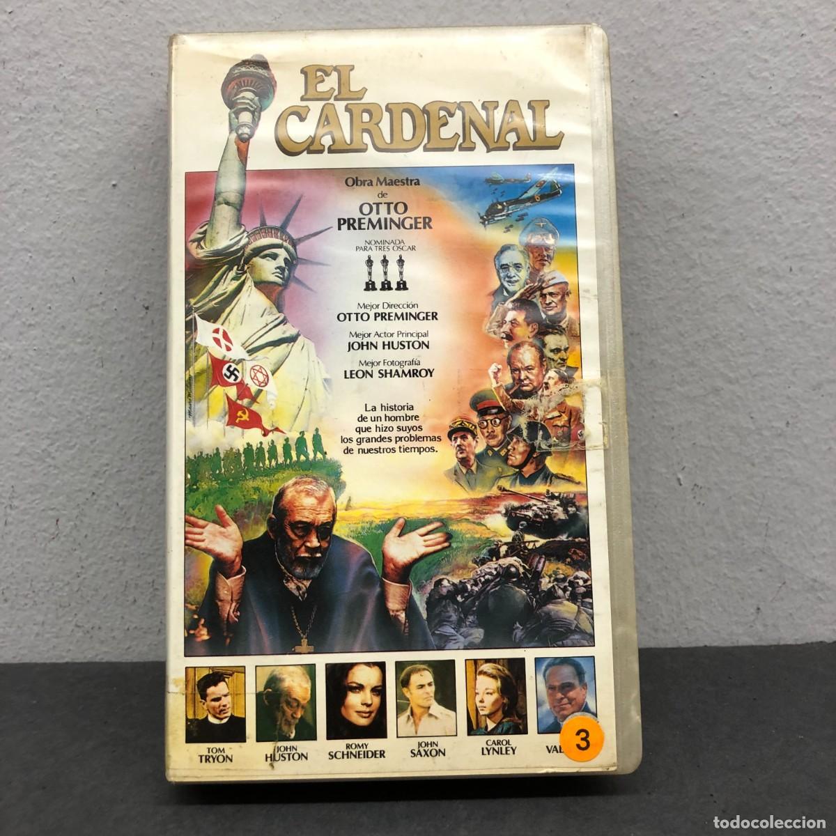 Cine: EL CARDENAL - OTTO PREMINGER - JOHN HUSTON - LEON SHAMROY - VHS - PEL&Iacute;CULA - CINE / 1481