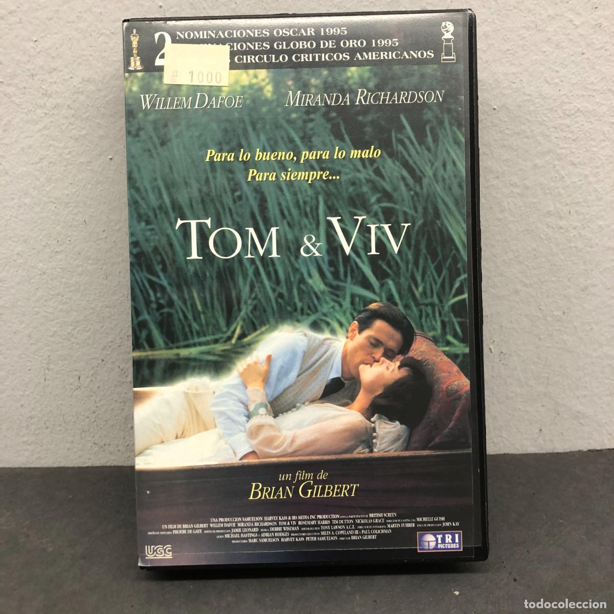 Cine: TOM & VIV - WILLEM DAFOE - MIRANDA RICHARDSON - BRIAN GILBERT - VHS - PEL&Iacute;CULA - CINE / 1482