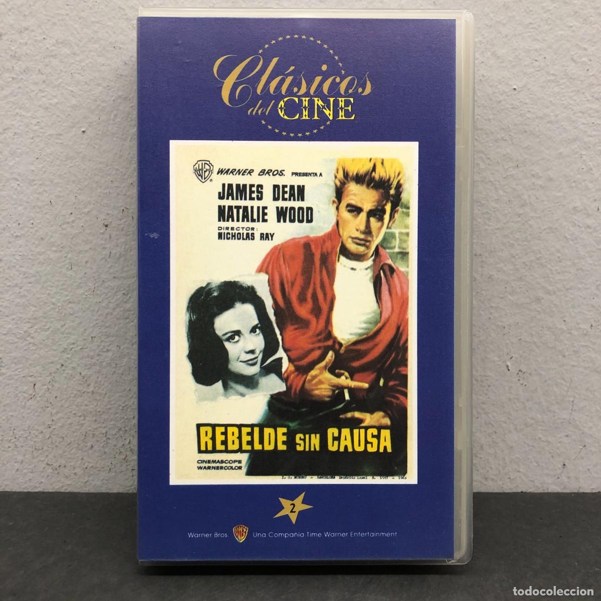 Cine: REBELDE SIN CAUSA - CL&Aacute;SICOS DEL CINE - JAMES DEAN - NATALIE WOOD - VHS - PEL&Iacute;CULA - CINE / 1484