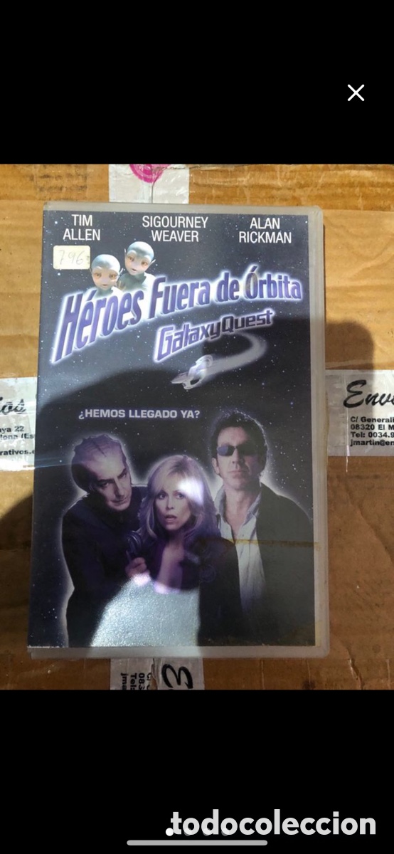 Cine: VHS V&Iacute;DEO CLUB H&Eacute;ROES FUERA DE &Oacute;RBITA