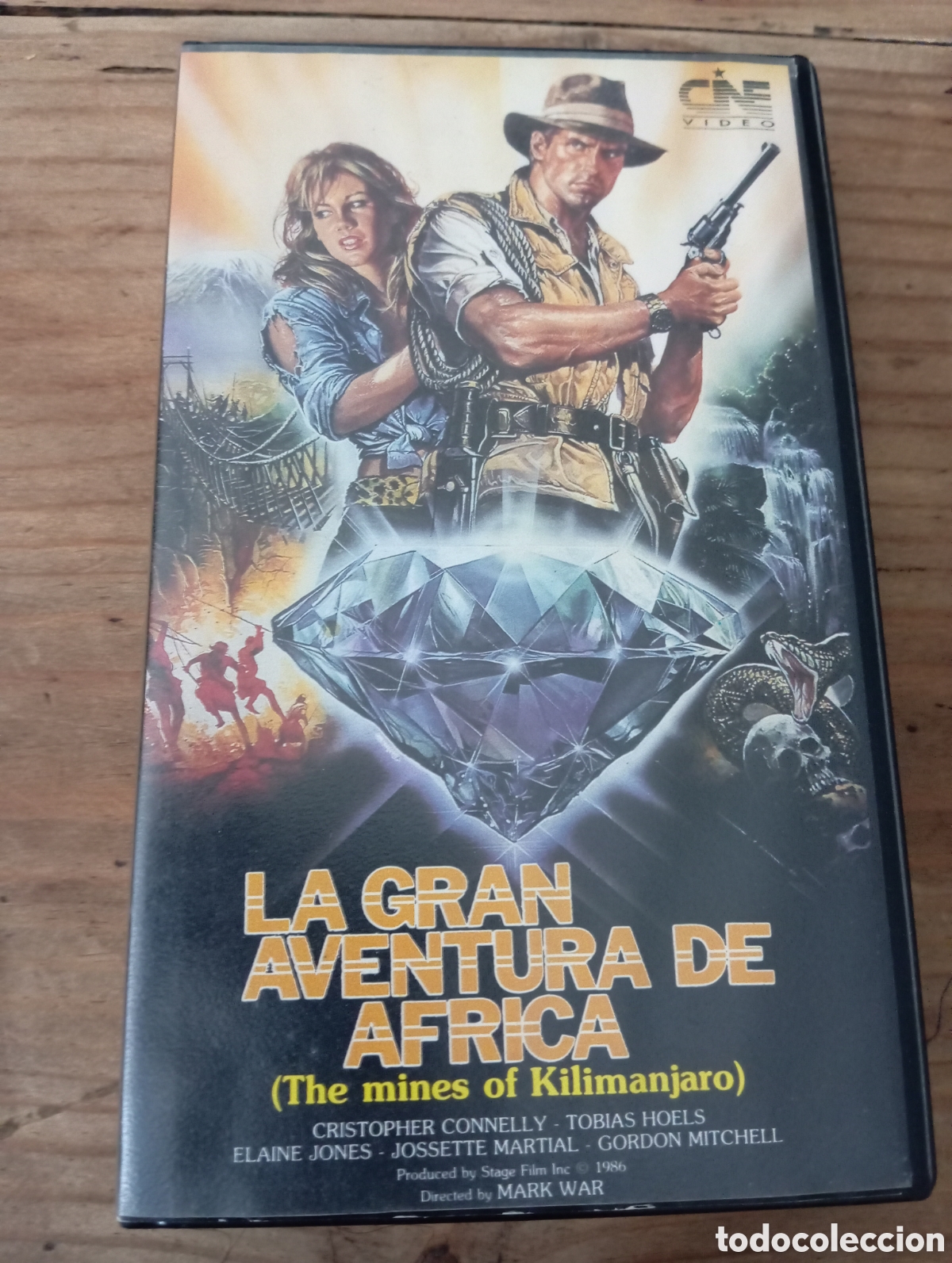 Cine: LA GRAN AVENTURA DE AFRICA , 1985 / VHS EDICI&Oacute;N VIDEOCLUB.