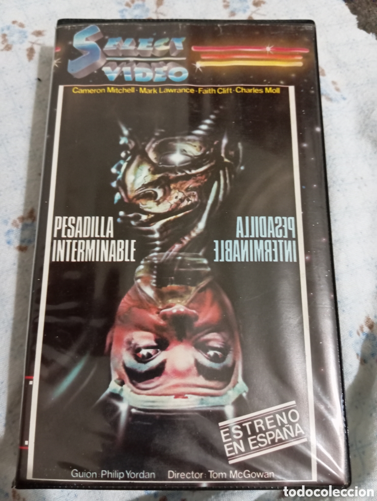 Cine: PESADILLA INTERMINABLE , VHS EDICI&Oacute;N VIDEOCLUB.