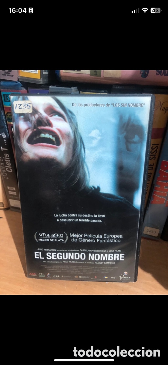Cine: VHS V&Iacute;DEO CLUB EL SEGUNDO NOMBRE