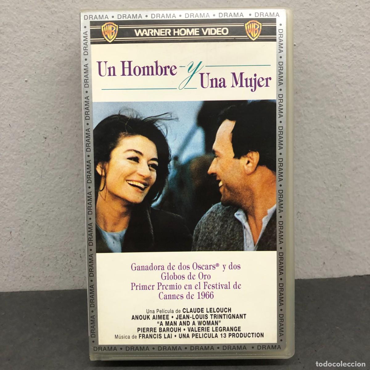 Cine: UN HOMBRE Y UNA MUJER - CLAUDE LELOUCH - WARNER BROS - SHV 11655 - VHS - PEL&Iacute;CULA - CINE / 1500