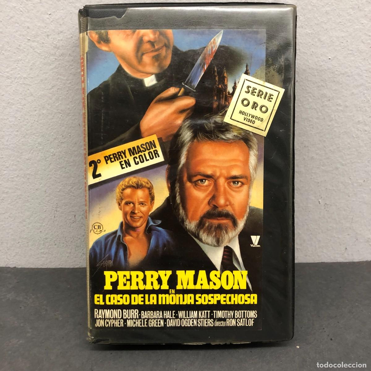 Cine: PERRY MASON EN EL CASO DE LA MONJA SOSPECHOSA - RAYMOND BURR - VHS - PEL&Iacute;CULA - CINE / 1508