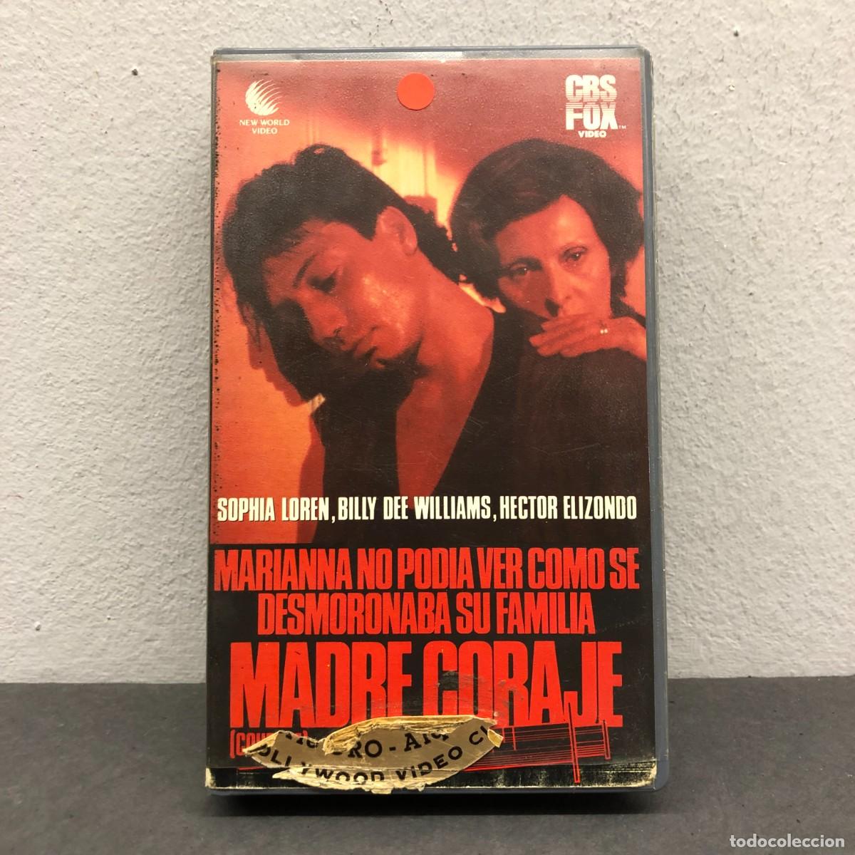 Cine: MADRE CORAJE - SOPHIA LOREN, BILLY DEE WILLIAMS, HECTOR ELIZONDO - VHS - PEL&Iacute;CULA - CINE / 1512
