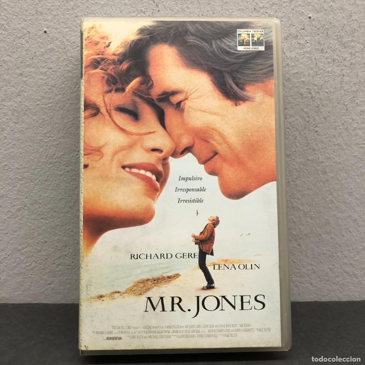 Cine: MR. JONES - RICHARD GERE, LENA OLIN - 14599 - VHS - PEL&Iacute;CULA - CINE / 1513