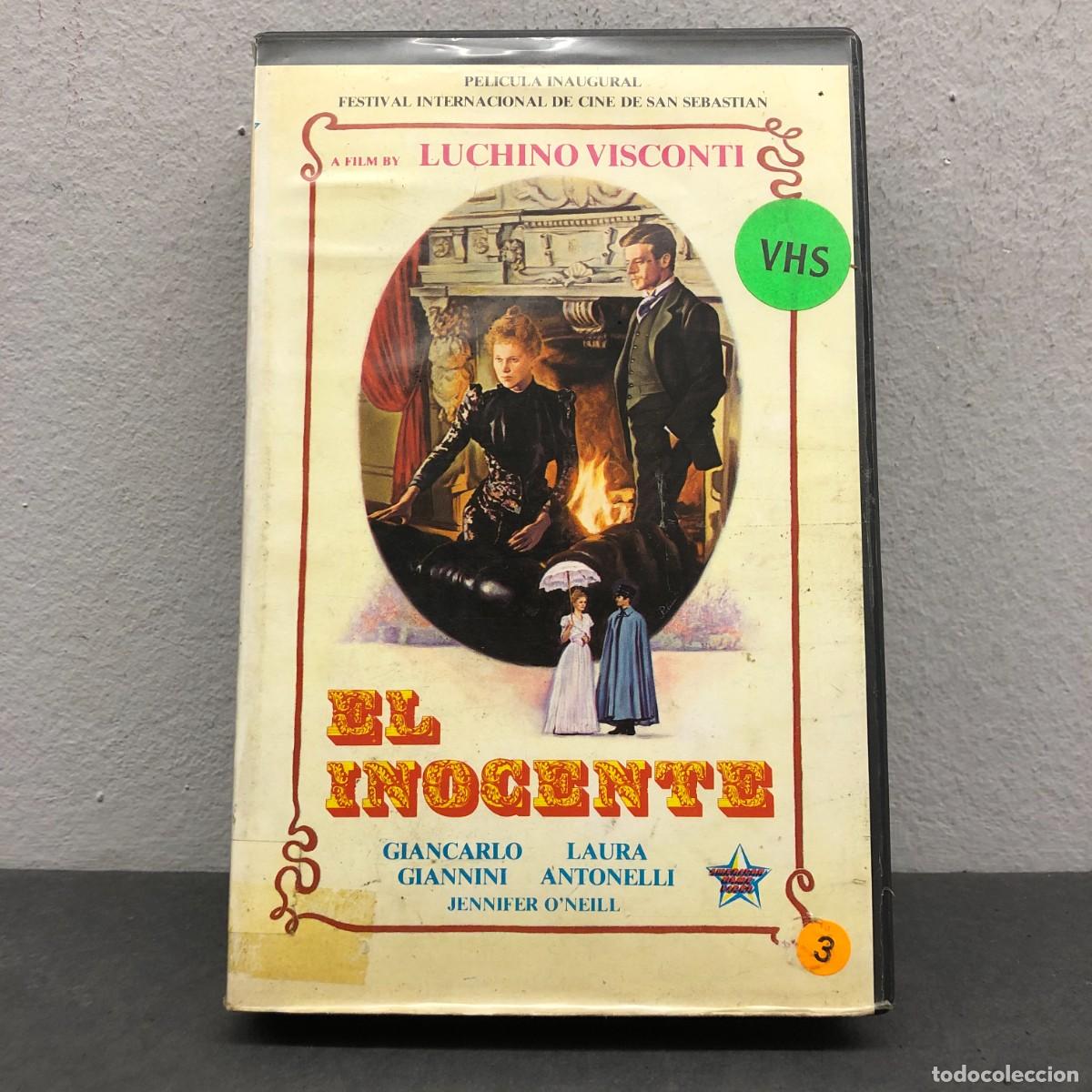 Cine: EL INOCENTE - LUCHINO VISCONTI - GIANCARLO GIANNINI, LAURA ANTONELLI - VHS - PEL&Iacute;CULA - CINE / 1514