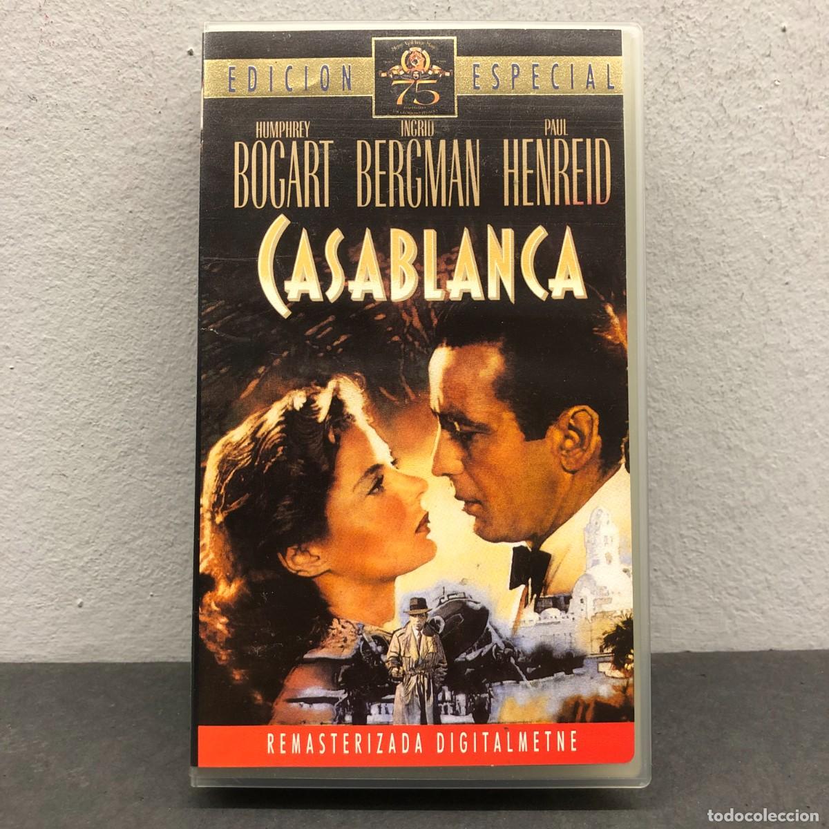 Cine: CASABLANCA - HUMPHREY BOGART, INGRID BERGMAN, PAUL HENREID - KDV51502 - VHS - PEL&Iacute;CULA - CINE / 1517