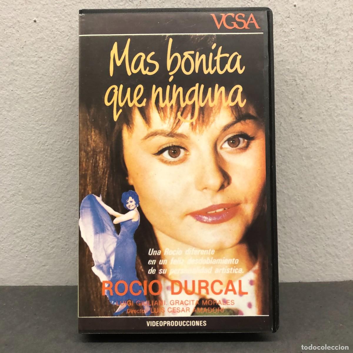 Cine: M&Aacute;S BONITA QUE NINGUNA - ROCIO DURCAL - VGSA - VHS - PEL&Iacute;CULA - CINE / 1521