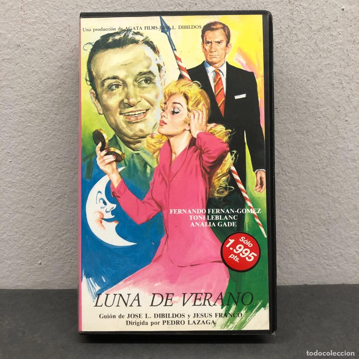 Cine: LUNA DE VERANO - PEDRO LAZAGA - 12745717 - VHS - PEL&Iacute;CULA - CINE / 1523