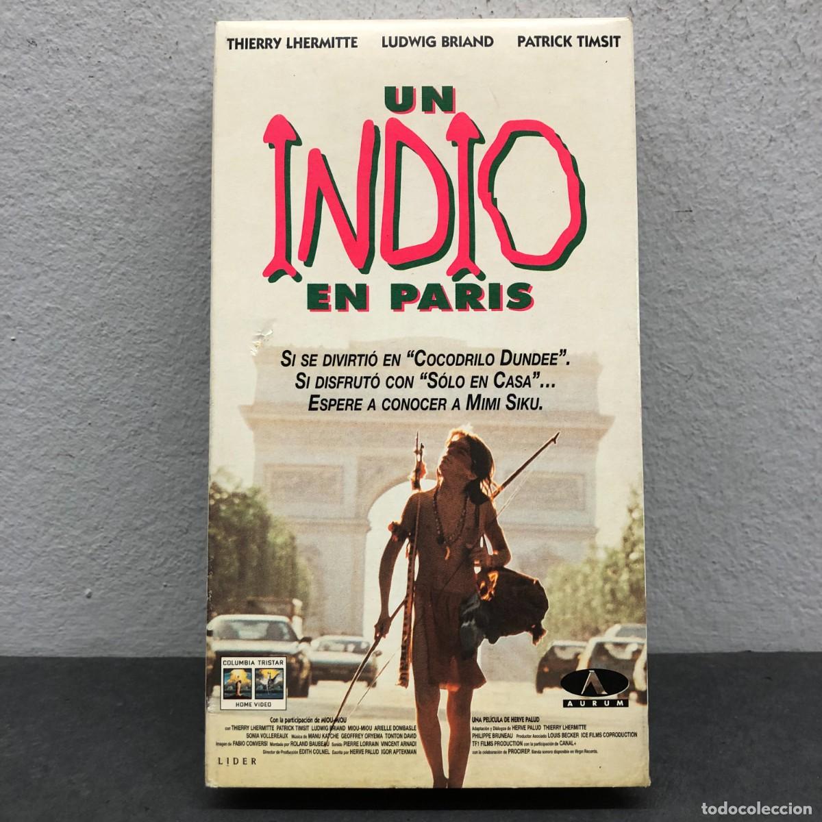 Cine: UN INDIO EN PARIS - THIERRY LHERMITTE, LUDWIG BRIAND, PATRICK TIMSIT - VHS - PEL&Iacute;CULA - CINE / 1525