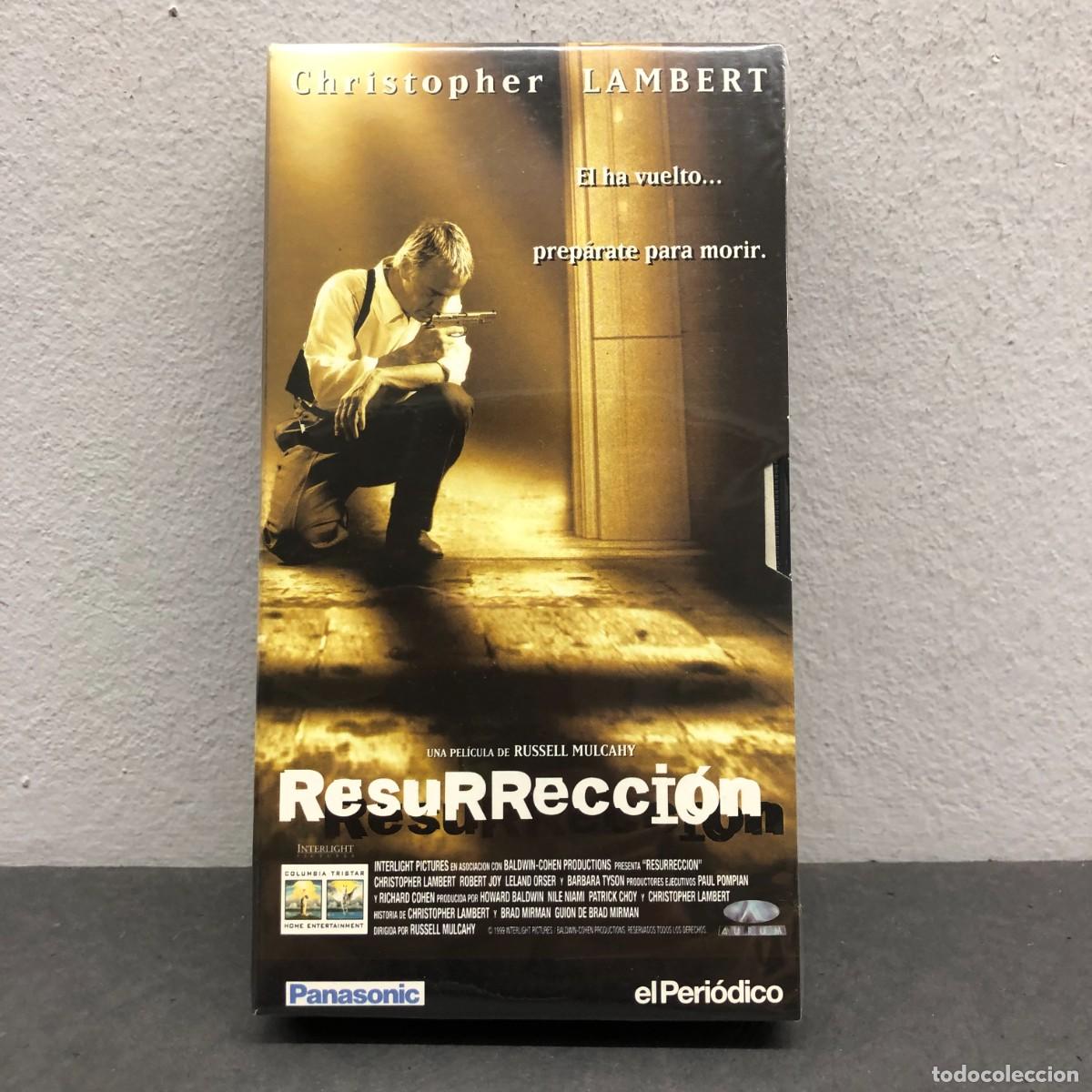 Cine: RESURRECCI&Oacute;N - RUSSELL MULCAHY - CHRISTOPHER LAMBERT - PRECINTADO - VHS - PEL&Iacute;CULA - CINE / 1528