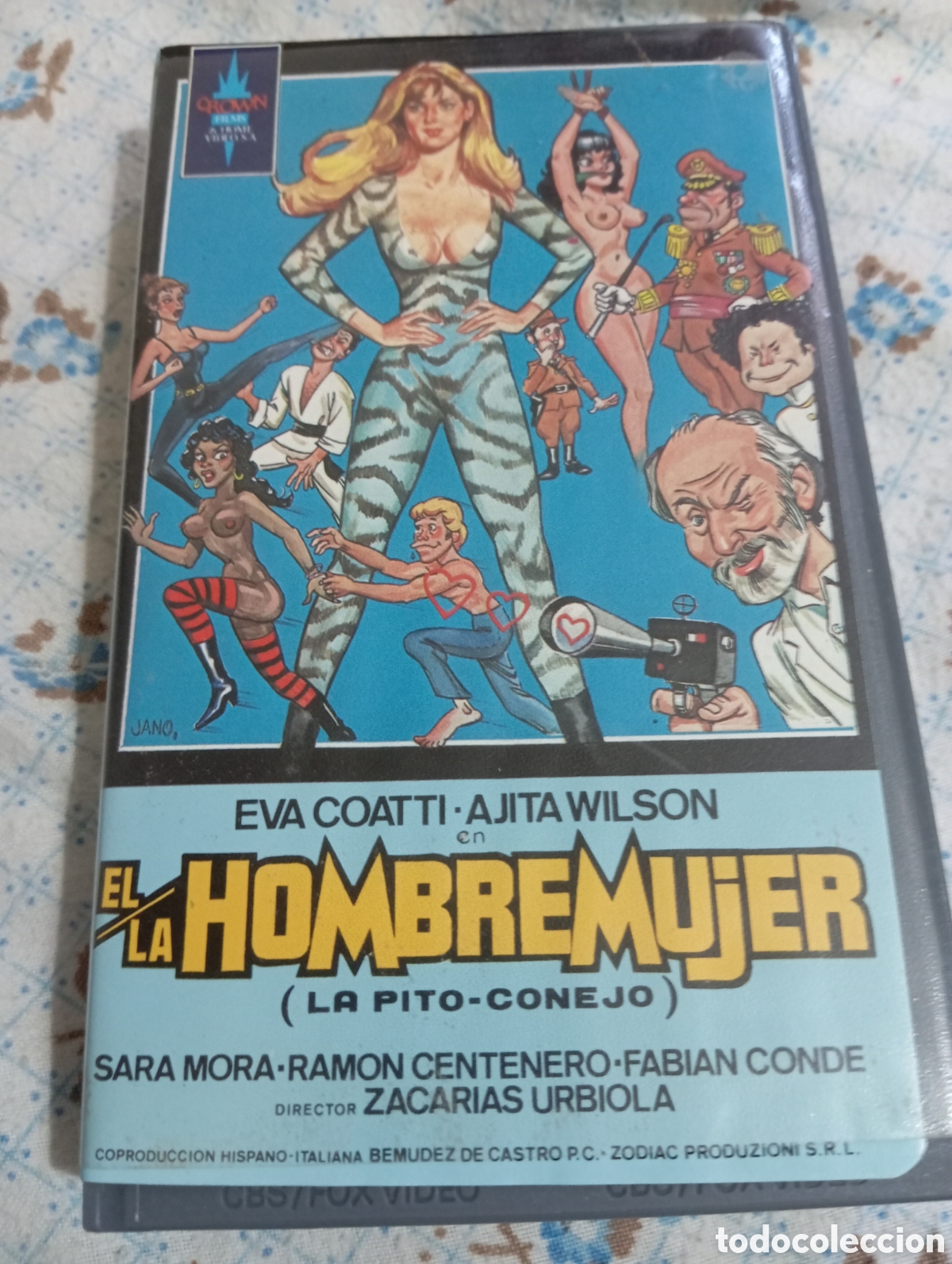 Cine: EL / LA HOMBRE MUJER , LA PITO-CONEJO / VHS EDICI&Oacute;N VIDEOCLUB.