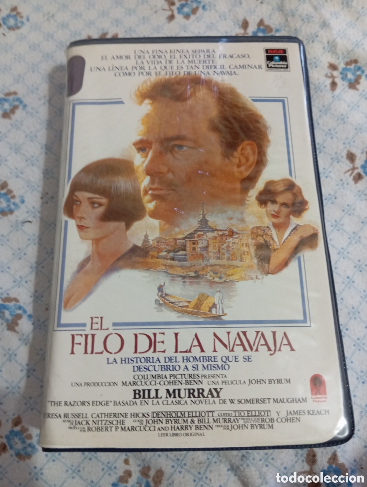 Cine: EL FILO DE LA NAVAJA , 1984 / VHS EDICI&Oacute;N VIDEOCLUB