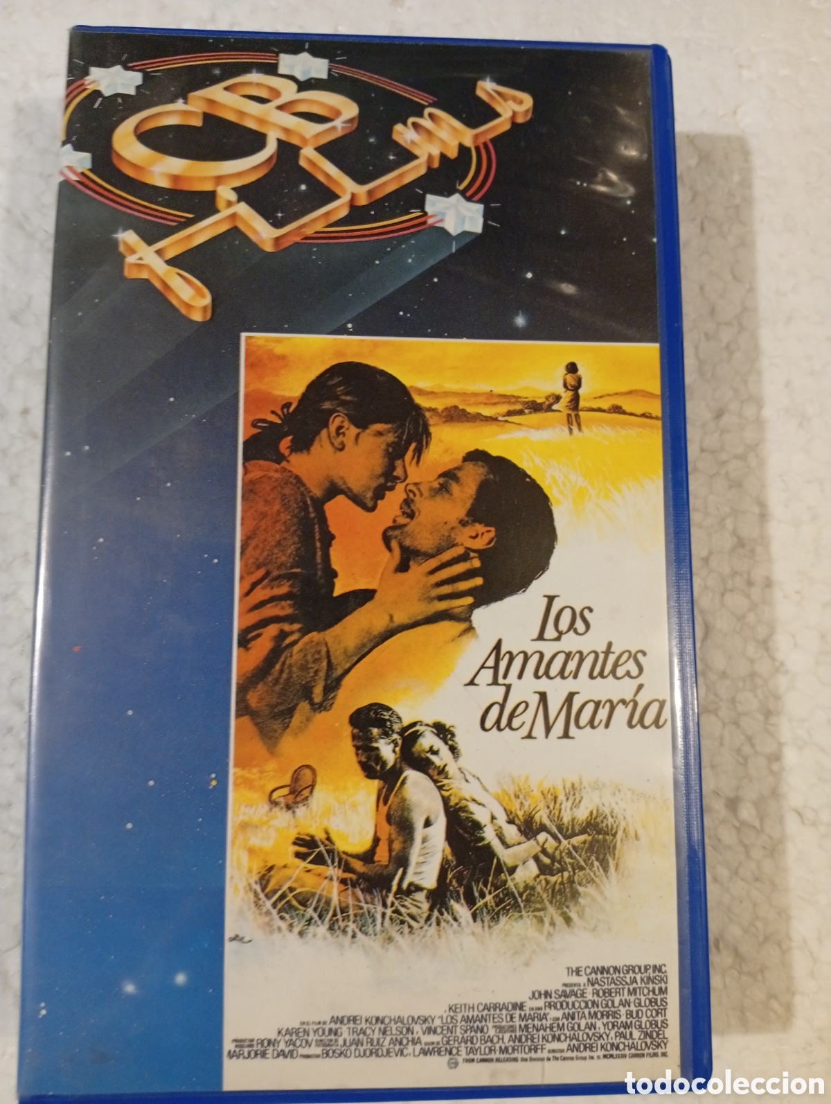 Cine: 1 VHS LOS AMANTES DE MAR&Iacute;A. NASTASSJA KINSKI. ANDREI KONCHALOVSKY.