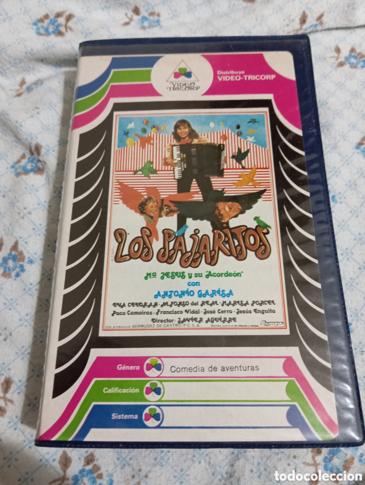 Cine: MARIA JESUS Y SU ACORDEON - LOS PAJARITOS , 1983 / VHS EDICI&Oacute;N VIDEOCLUB.