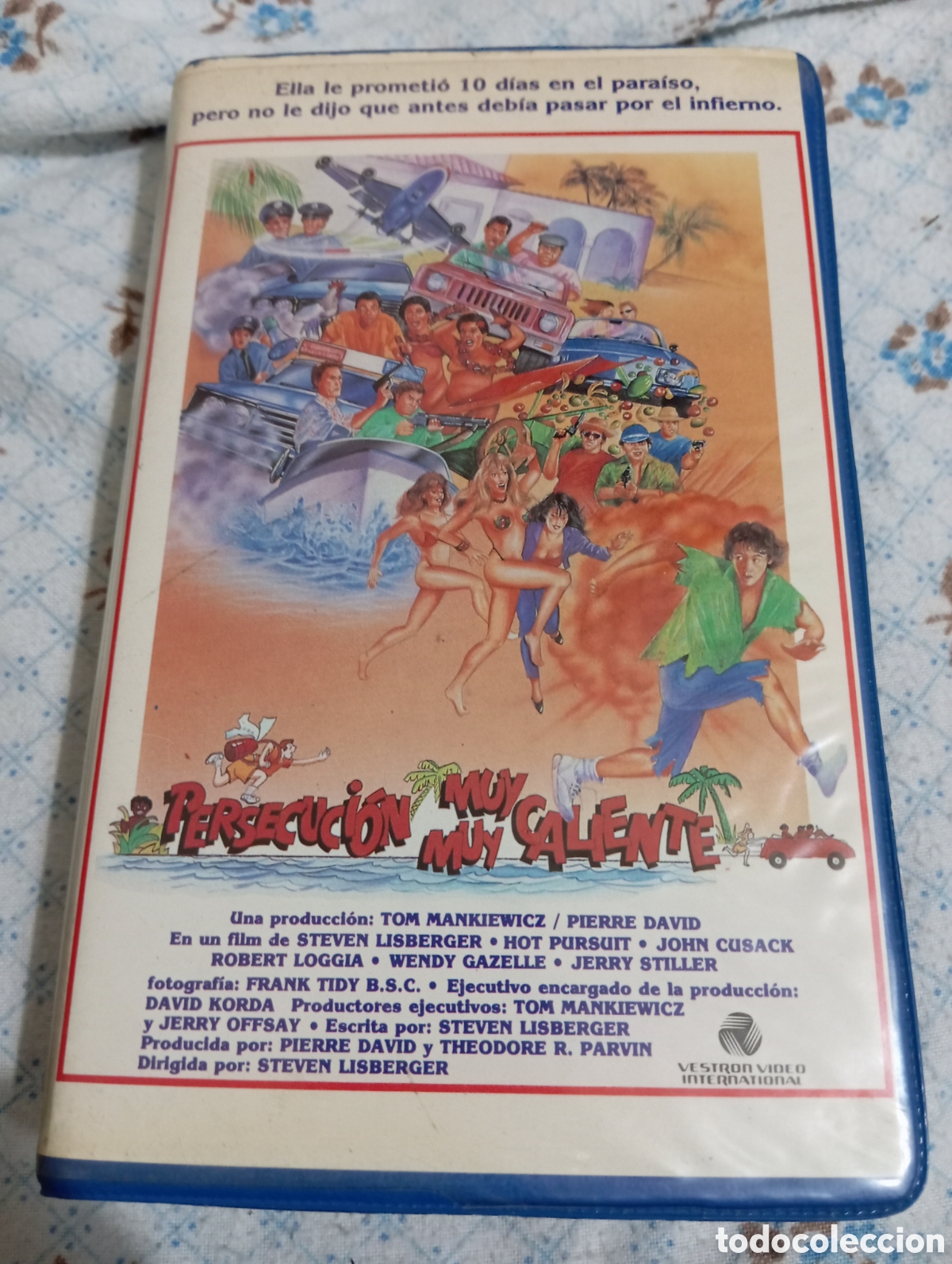 Cine: PERSECUCI&Oacute;N MUY MUY CALIENTE , 1988 / VHS EDICI&Oacute;N VIDEOCLUB.