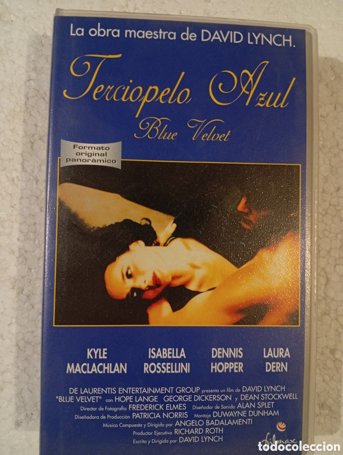 Cine: 1 VHS TERCIOPELO AZUL. BLUE VELVET. DAVID LYNCH