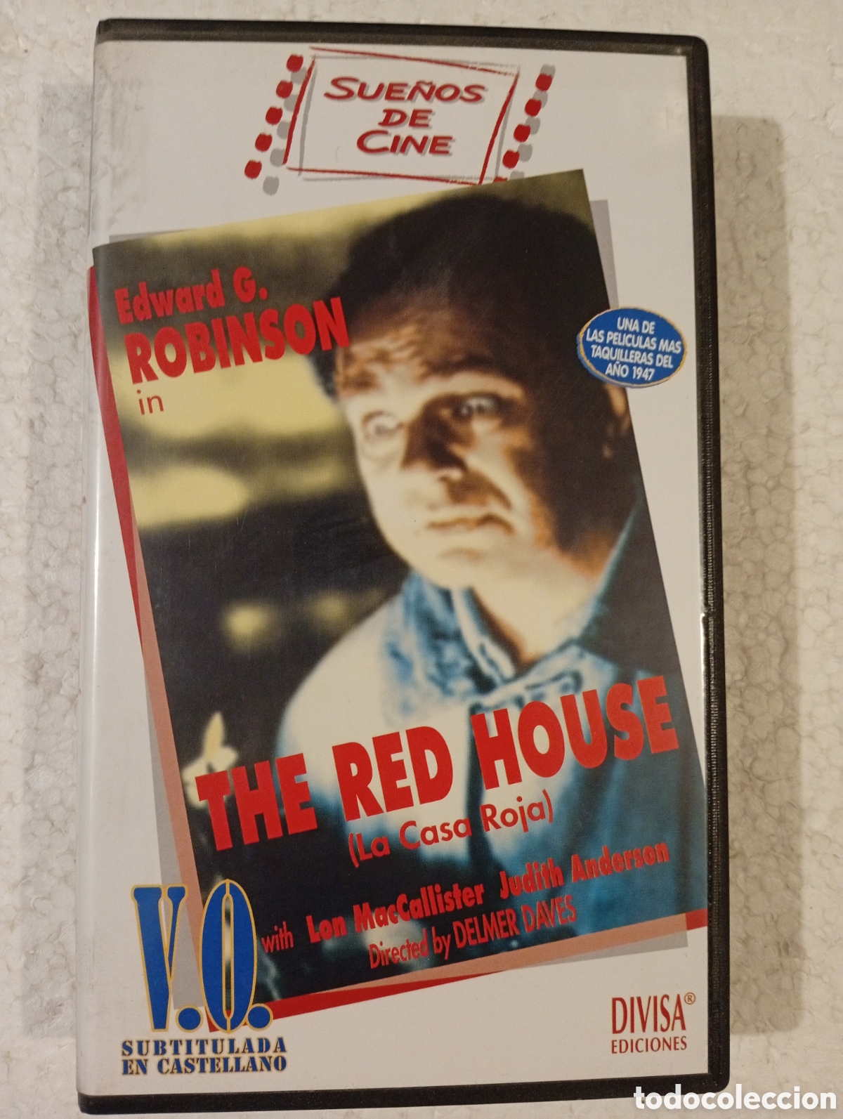 Cine: 1 VHS. THE RED HOUSE (LA CASA ROJA) V.O.S. EDWARD G. ROBINSON. DELMER DAVES.