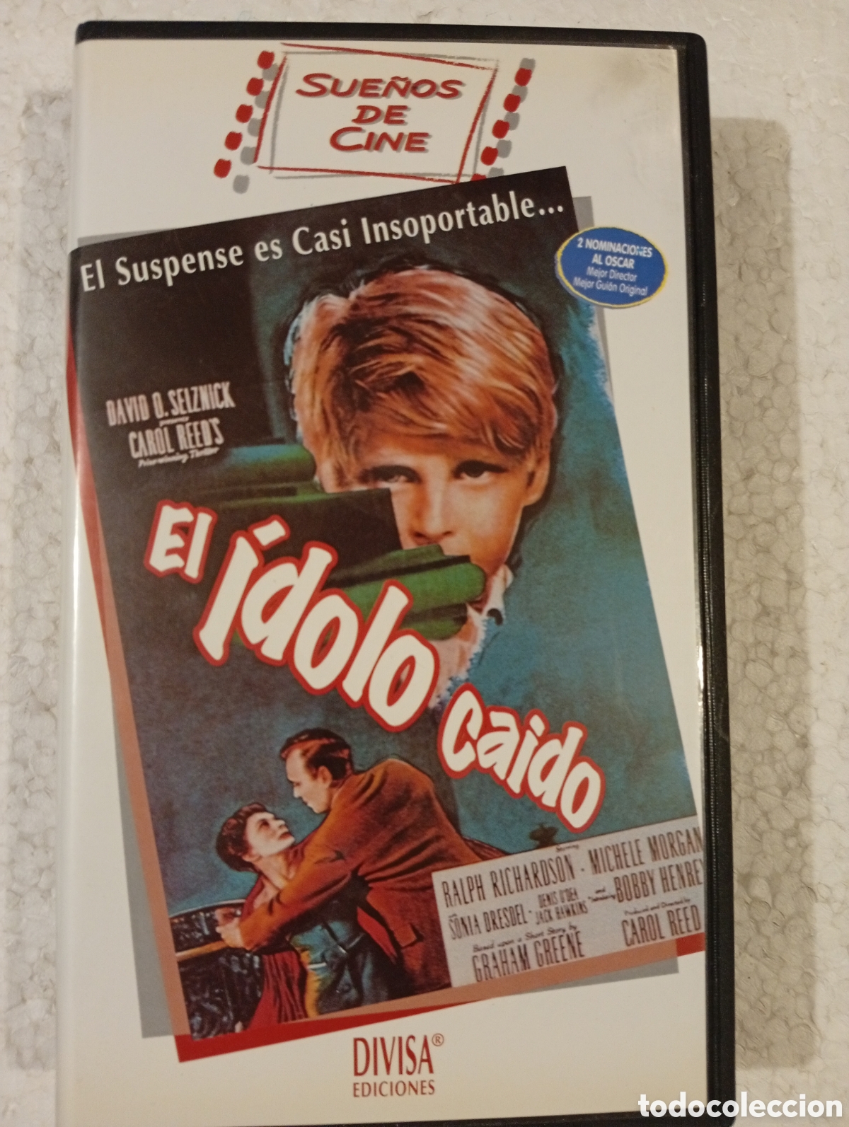 Cine: 1 VHS. EL &Iacute;DOLO CA&Iacute;DO. CAROL REED. GRAHAM GREENE.