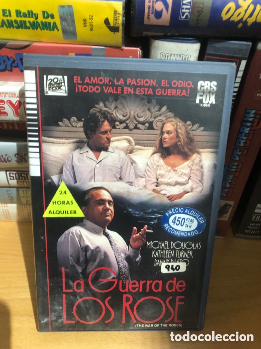 Cine: VHS V&Iacute;DEO CLUB LA GUERRA DE LOS ROSE
