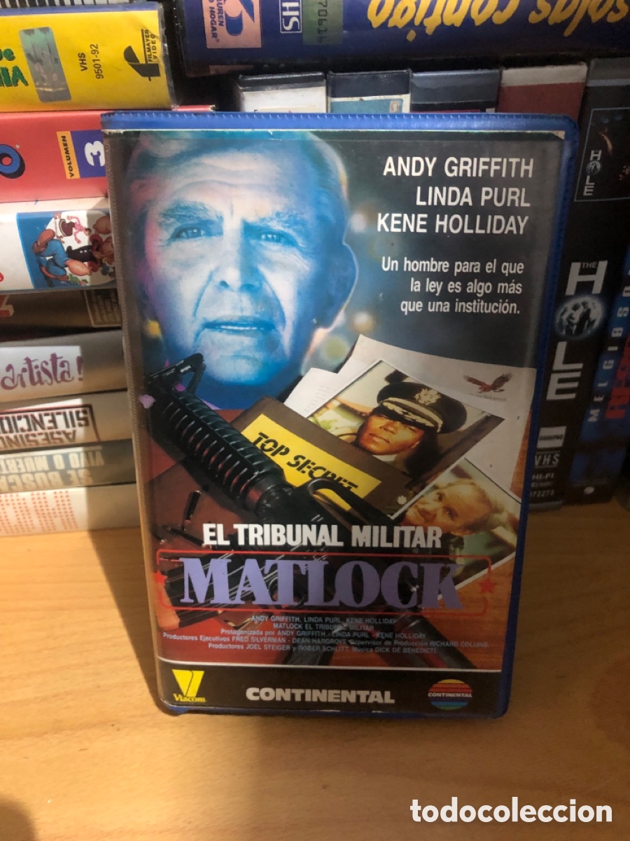 Cine: VHS V&Iacute;DEO CLUB EL TRIBUNAL MILITAR MATLOCK