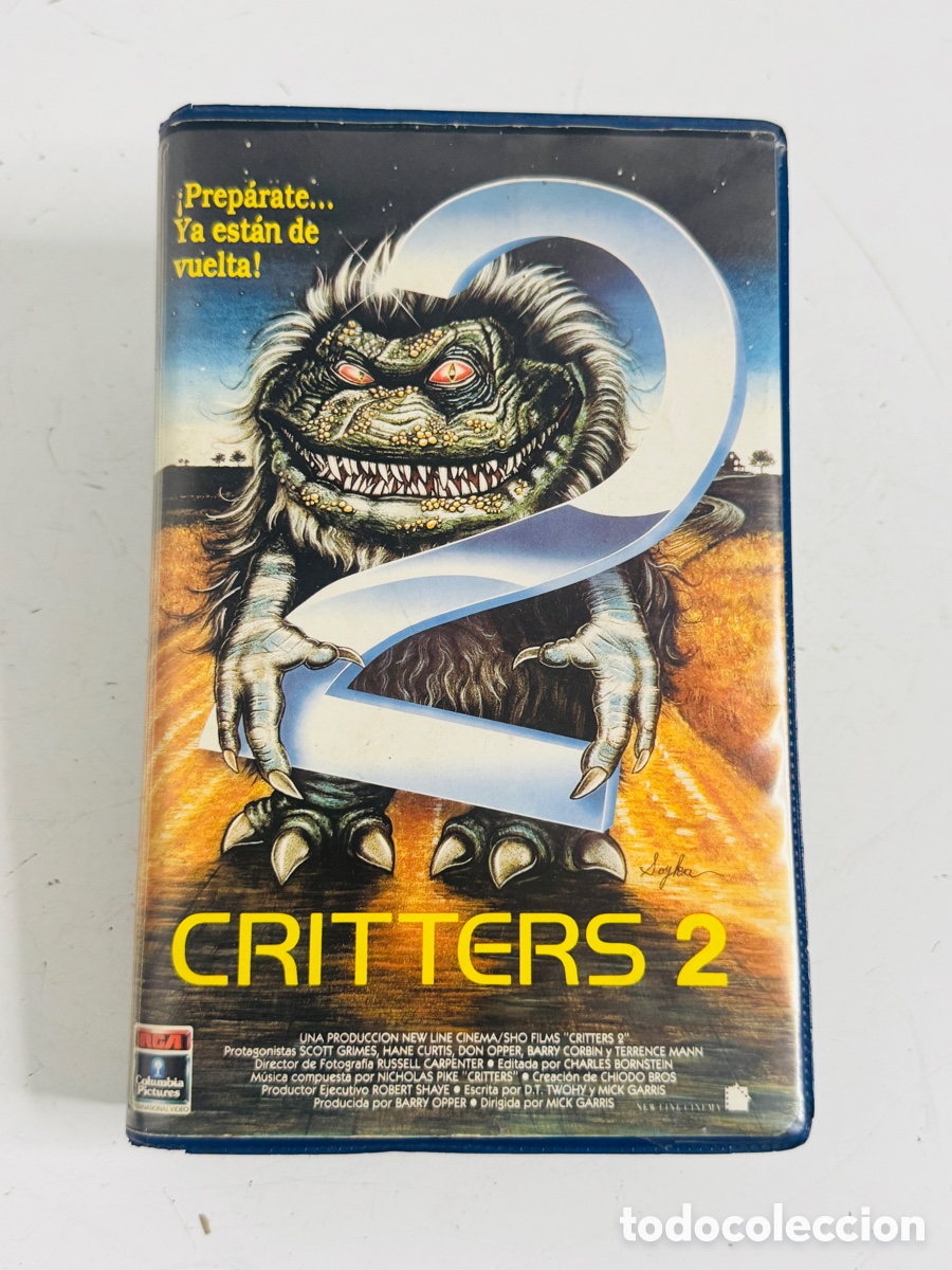 Cine: pel&iacute;cula de terror de culto Critters 2 (1988), dirigida por Mick Garris VHS