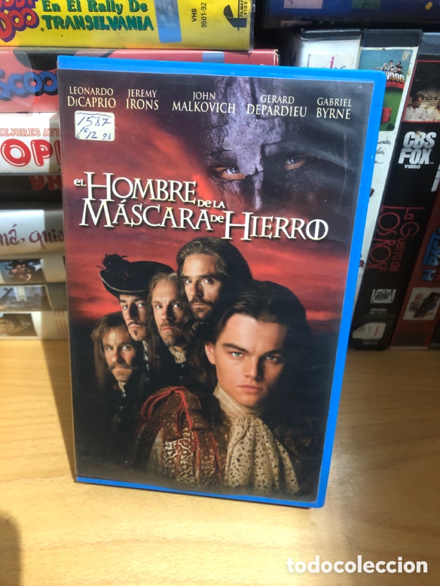 Cine: VHS V&Iacute;DEO CLUB EL HOMBRE DE LA M&Aacute;SCARA DE HIERRO