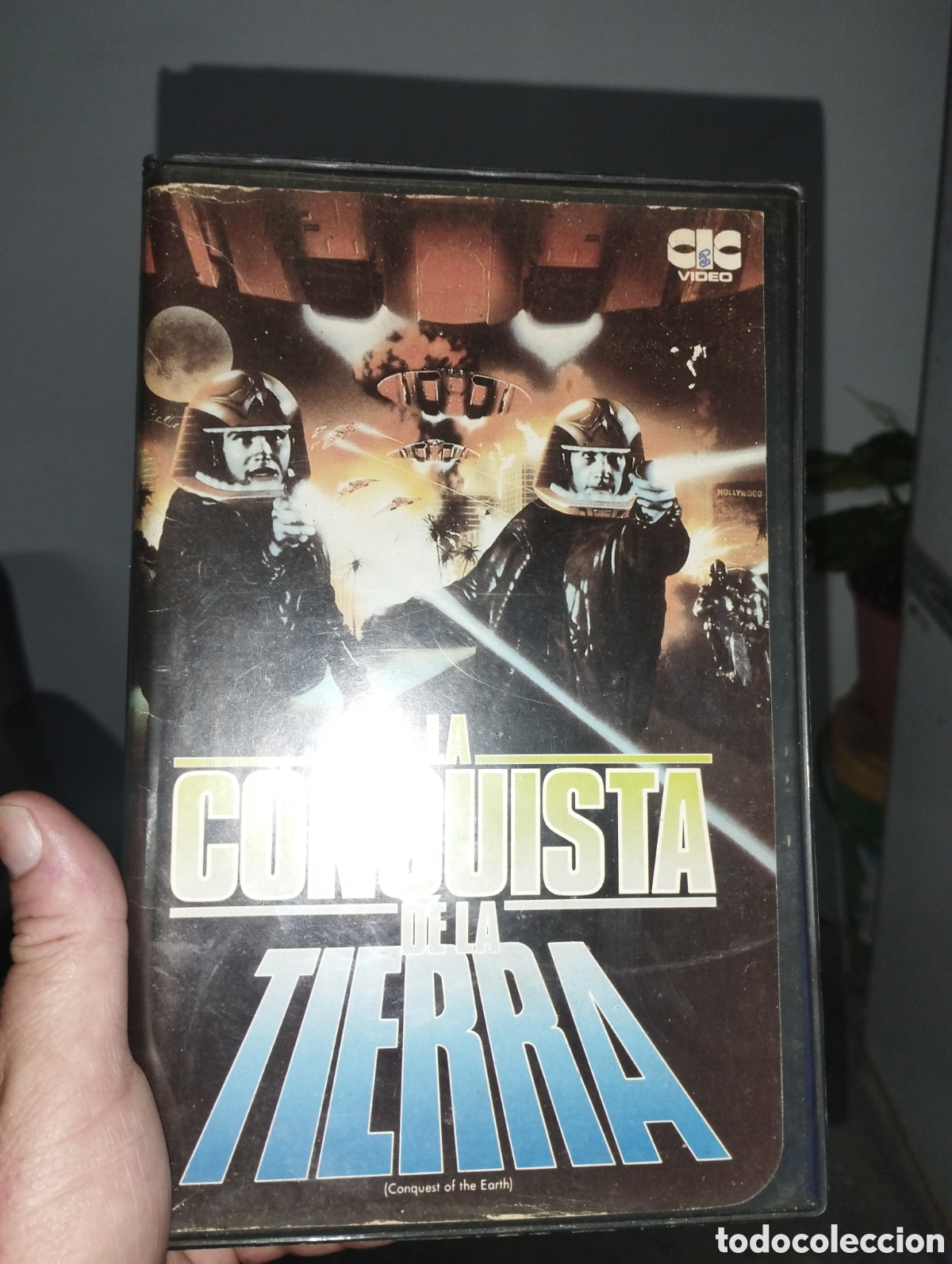 Cine: La conquista de la tierra perdida vhs 1 edici&oacute;n Videoclub