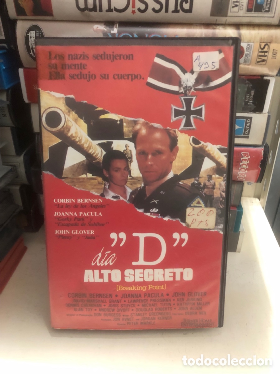 Cine: VHS V&Iacute;DEO CLUB D&Iacute;A D ALTO SECRETO