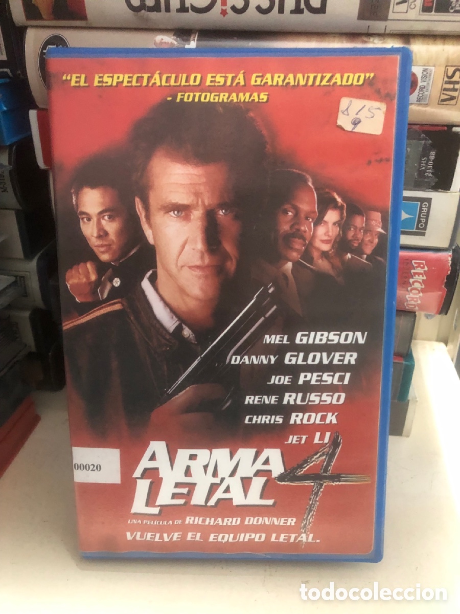 Cine: VHS V&Iacute;DEO CLUB ARMA LETAL 4