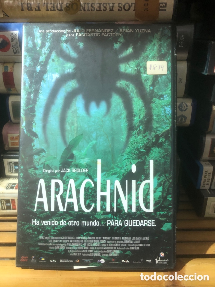 Cine: VHS V&Iacute;DEO CLUB ARACHNID