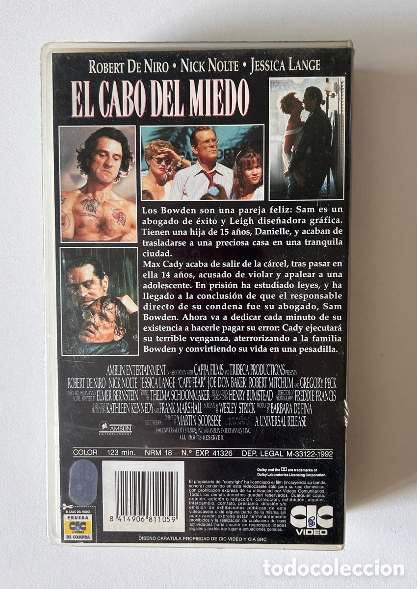 Cine: VHS El cabo del miedo - Foto 2