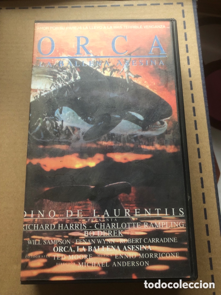 Cine: VHS ORCA LA BALLENA ASESINA