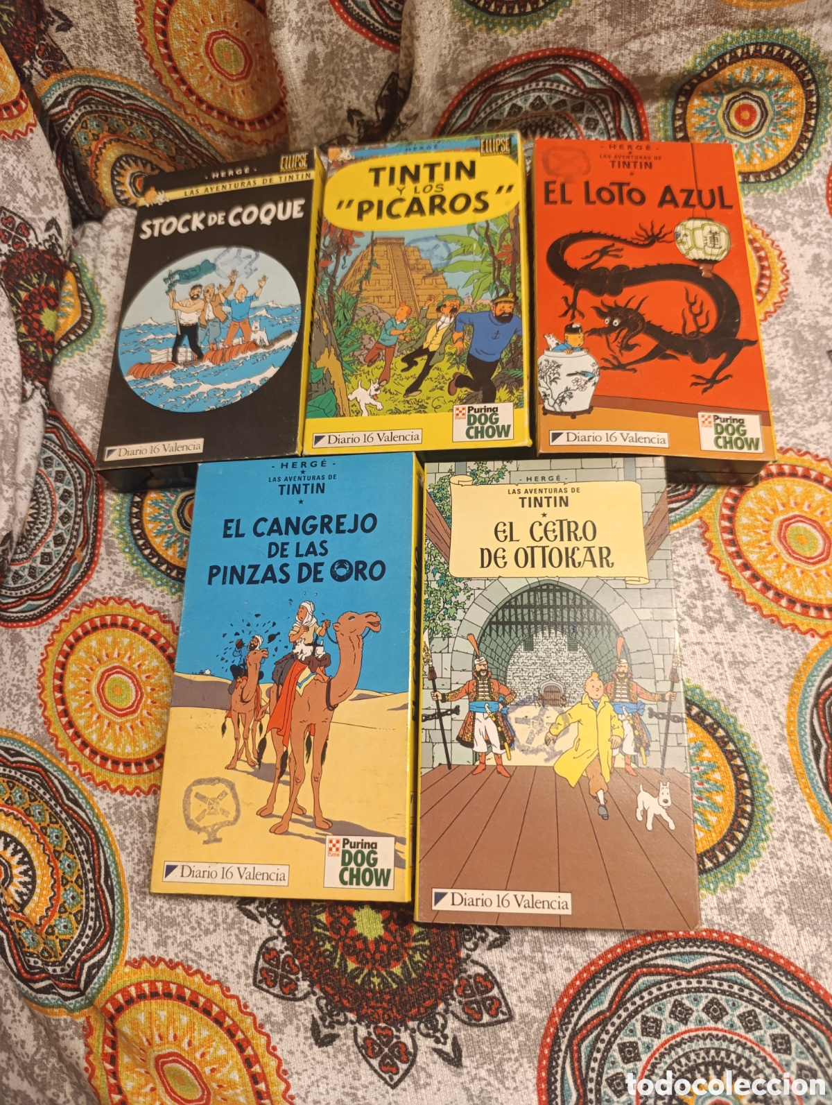Cine: Colecci&oacute;n 5 VHS TinTin