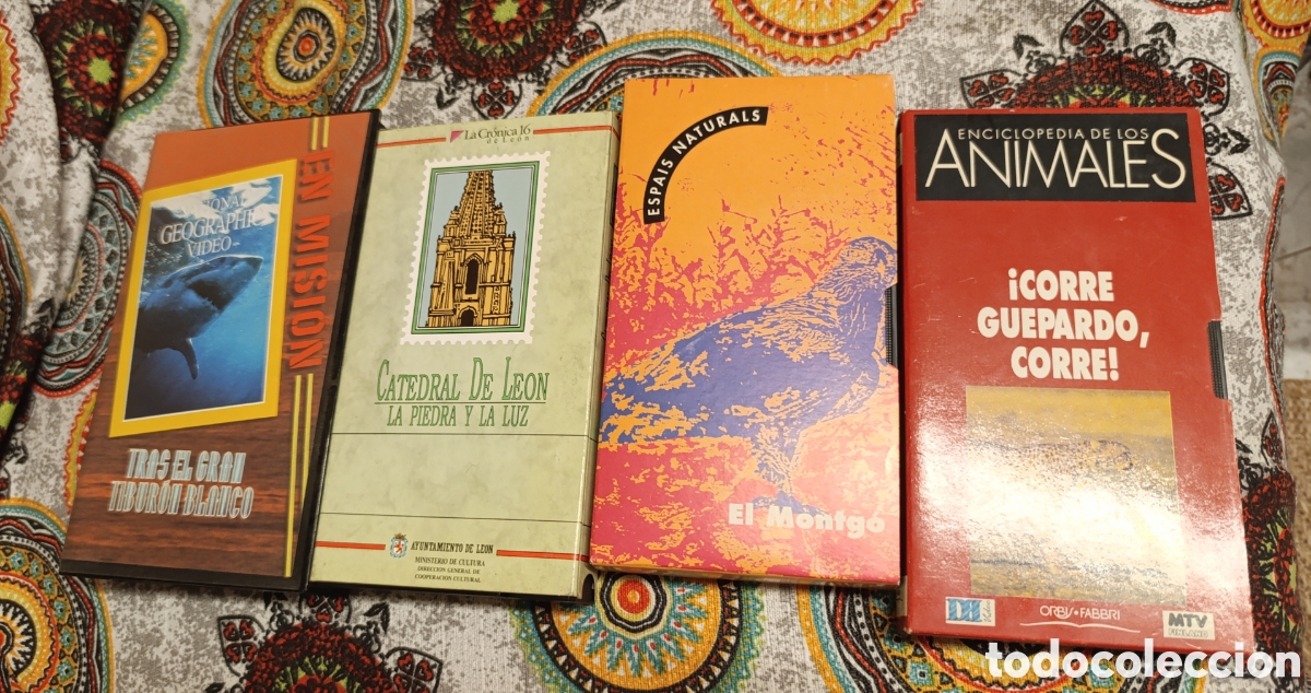 Cine: Lote cuatro VHS Documentales