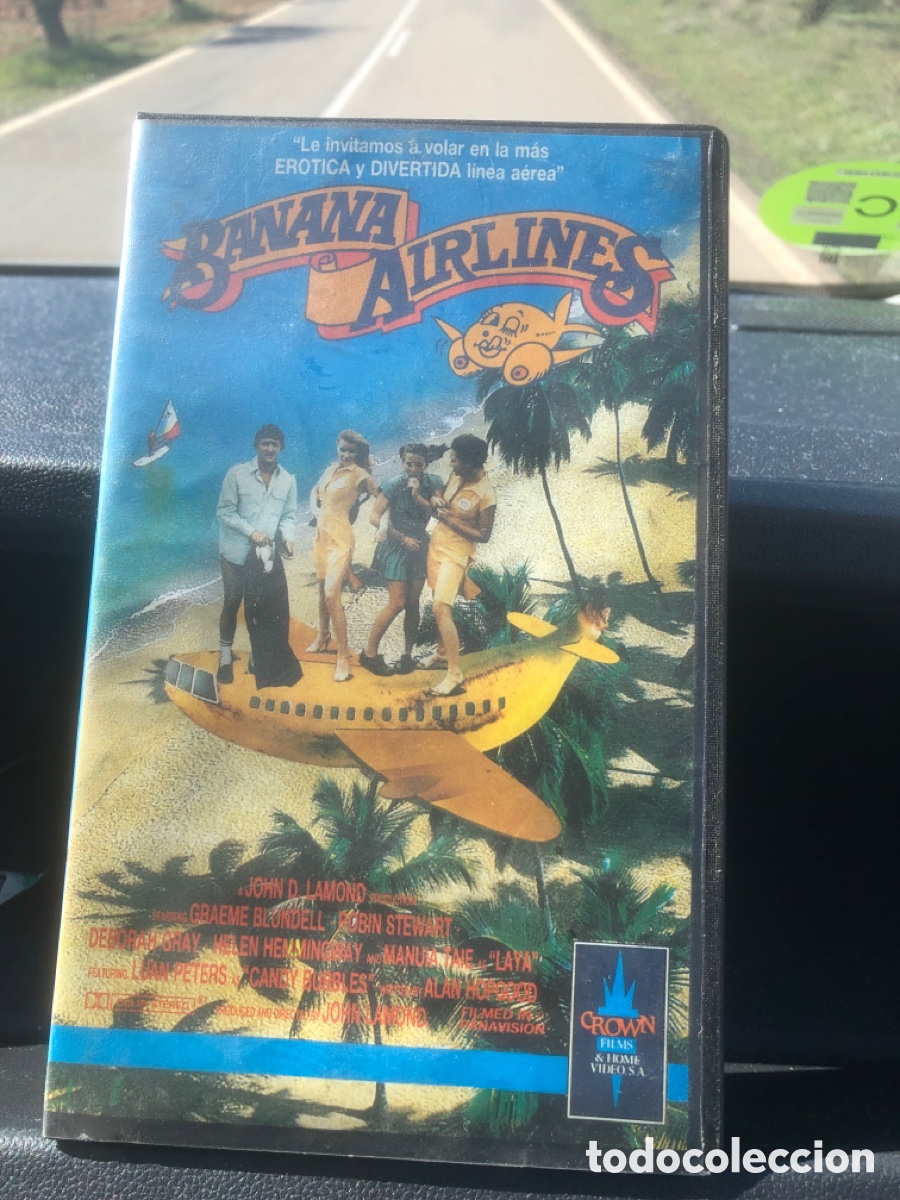 Kino: VHS V&Iacute;DEO CLUB BANANAS AIRLINES