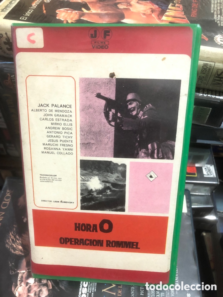 Cine: VHS V&Iacute;DEO CLUB HORA 0 operaci&oacute;n Rommel