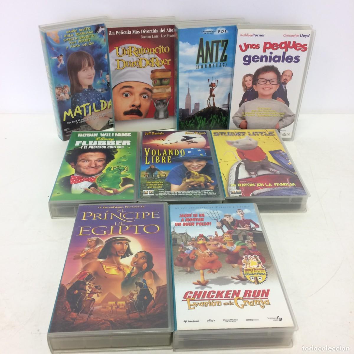 Kino: Pel&iacute;culas: lote de 9 Pel&iacute;culas VHS Cine Familiar - Matilda, Stuart Little &hellip;